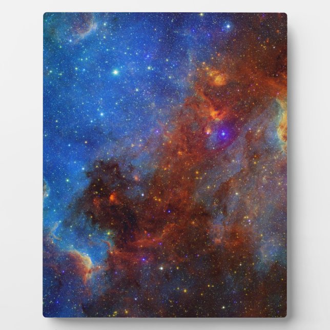 North American Nebula continent NASA Plaque (Front)