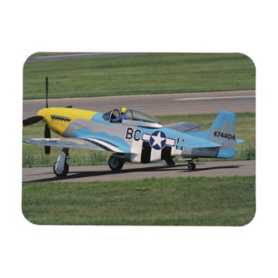 North American P-51 D Dazzling Donna on the Magnet