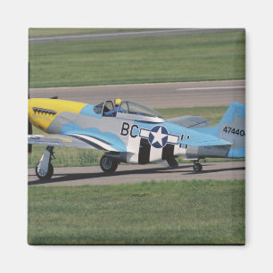 North American P-51 D Dazzling Donna on the Magnet
