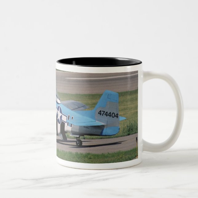North American P-51 D Dazzling Donna on the Two-Tone Coffee Mug (Right)