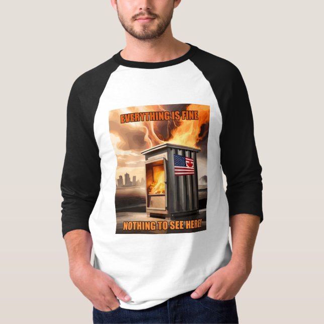 North American Unity: Going Up in Smoke T-Shirt (Front)