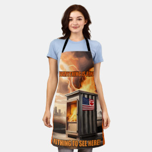 North American Unity: Going Up in Smoke Tank Top Apron