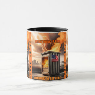 North American Unity: Going Up in Smoke Tank Top Mug