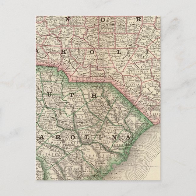 North and South Carolina 3 Postcard (Front)