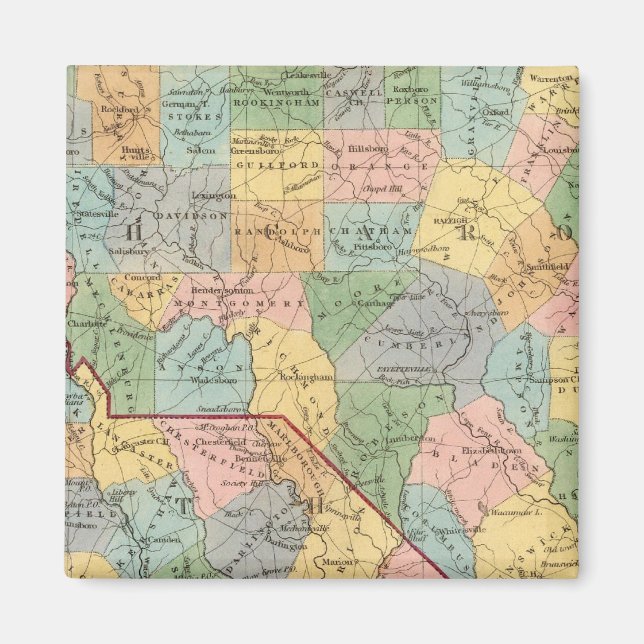 North and South Carolina 6 Magnet (Front)