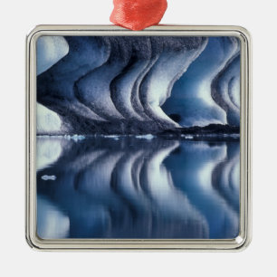 North Atlantic, Iceland, Breioamerkurjokull 2 Metal Tree Decoration