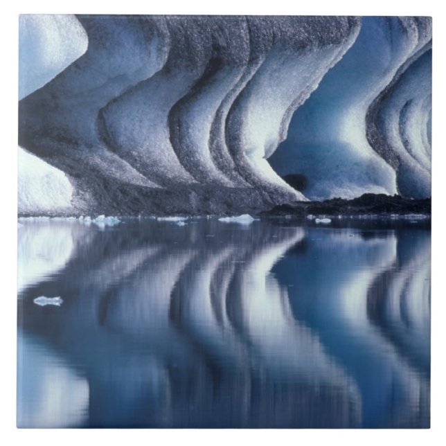 North Atlantic, Iceland, Breioamerkurjokull 2 Tile (Front)