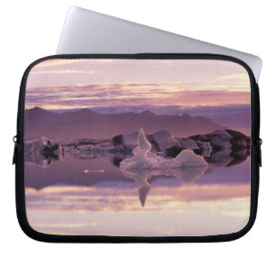 North Atlantic, Iceland, Breioamerkurjokull Laptop Sleeve