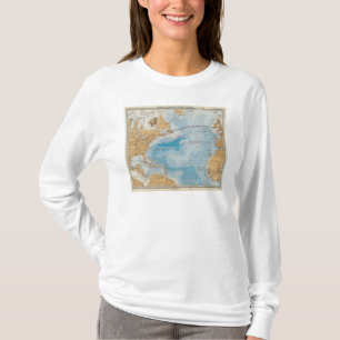 North Atlantic Ocean Map T-Shirt