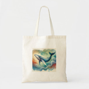 North Atlantic Right Whale 071024AREF144 - Waterco Tote Bag