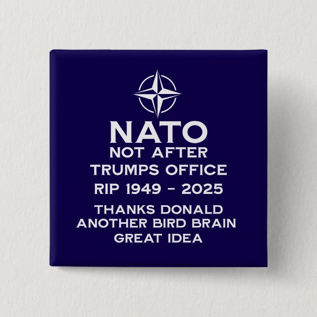 North Atlantic Treaty 15 Cm Square Badge (Front)