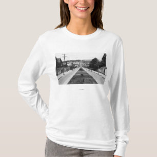 North Bend, Oregon Town View Photograph T-Shirt