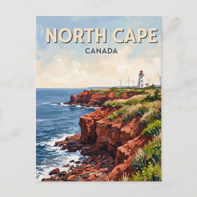 North Cape Canada Postcard (Front)