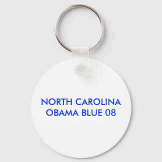 NORTH CAROLINA 08 OBAMA BLUE KEY RING
