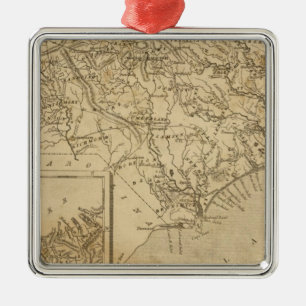 North Carolina 10 Metal Tree Decoration