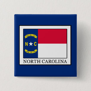 North Carolina 15 Cm Square Badge