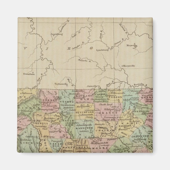 North Carolina 5 Magnet (Front)