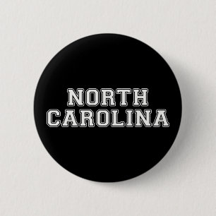 North Carolina 6 Cm Round Badge