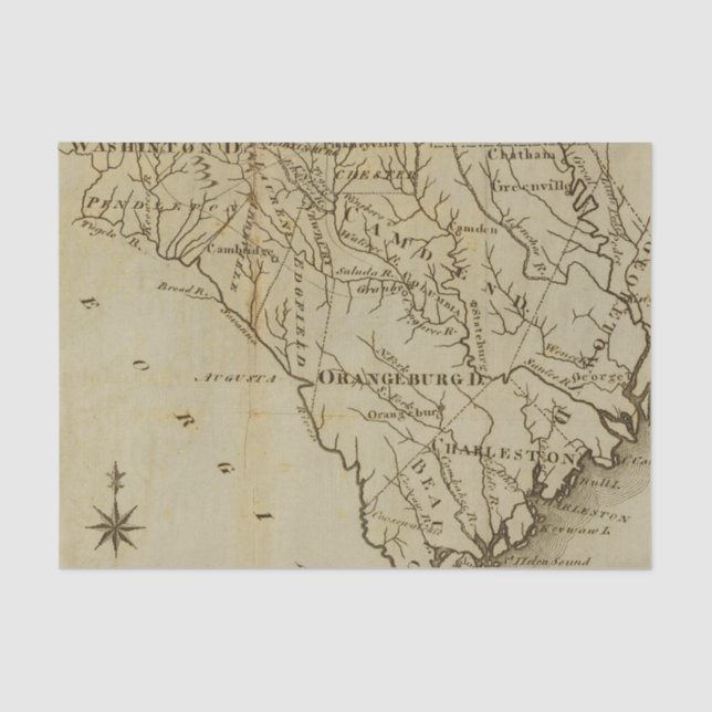 North Carolina 8 Tissue Paper (Front)