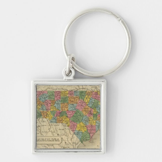 North Carolina 9 Key Ring (Front)