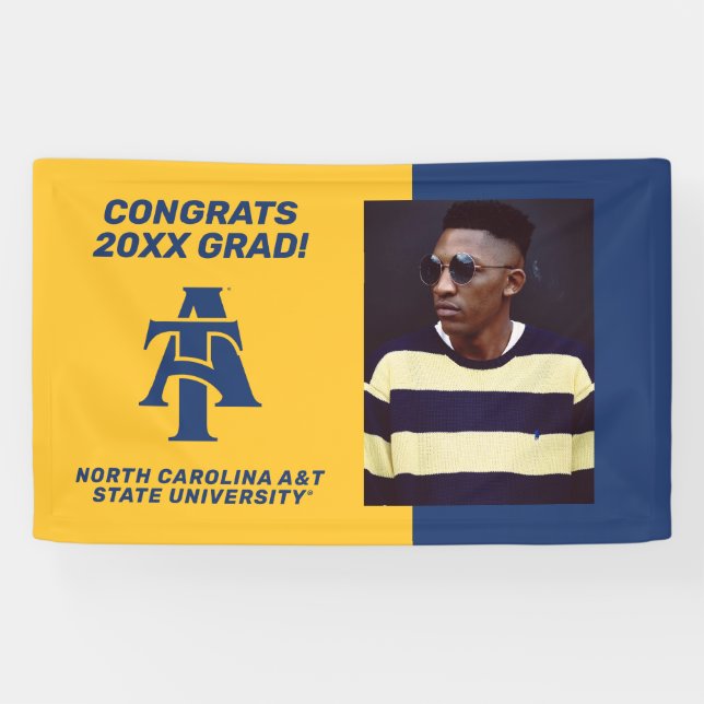 North Carolina A&T State University | A Logo Banner (Horizontal)