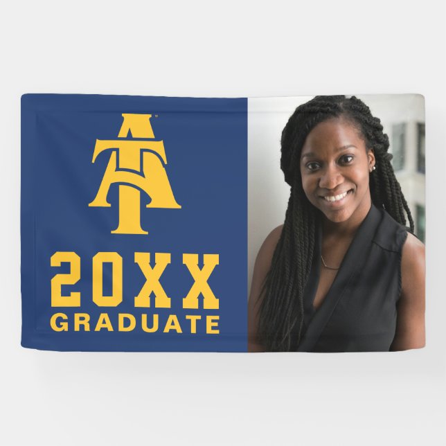 North Carolina A&T State University | A Logo Banner (Horizontal)