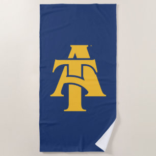 North Carolina A&T State University A Logo Beach Towel
