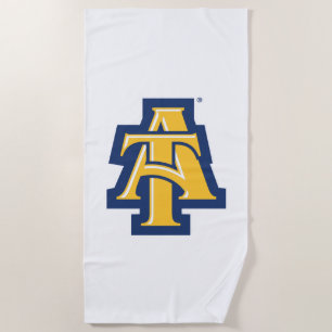 North Carolina A&T State University A Logo Beach Towel
