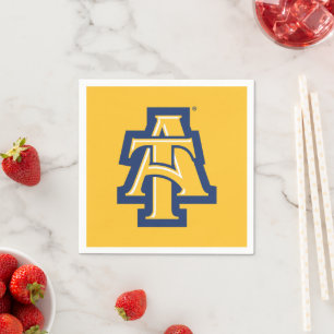 North Carolina A&T State University   A Logo Napkin