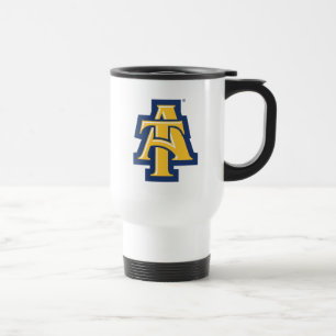 North Carolina A&T State University   A Logo Travel Mug