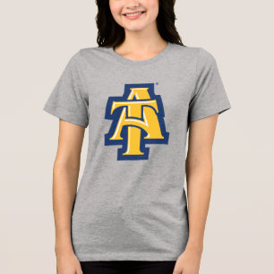 North Carolina A&T State University   A Logo Tri-Blend Shirt