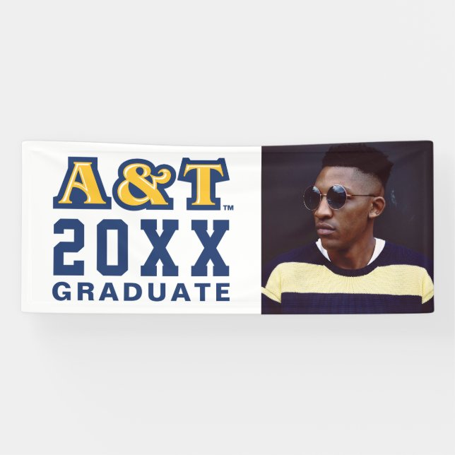North Carolina A&T State University | A&T Wordmark Banner (Horizontal)