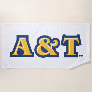 North Carolina A&T State University   A&T Wordmark Beach Towel