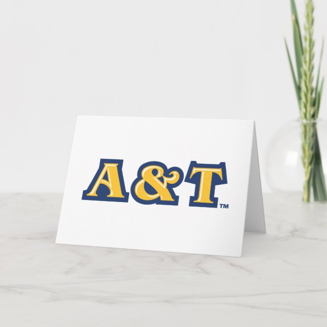 North Carolina A&T State University | A&T Wordmark Card (Front)
