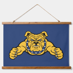 North Carolina A&T State University   Bulldog Hanging Tapestry