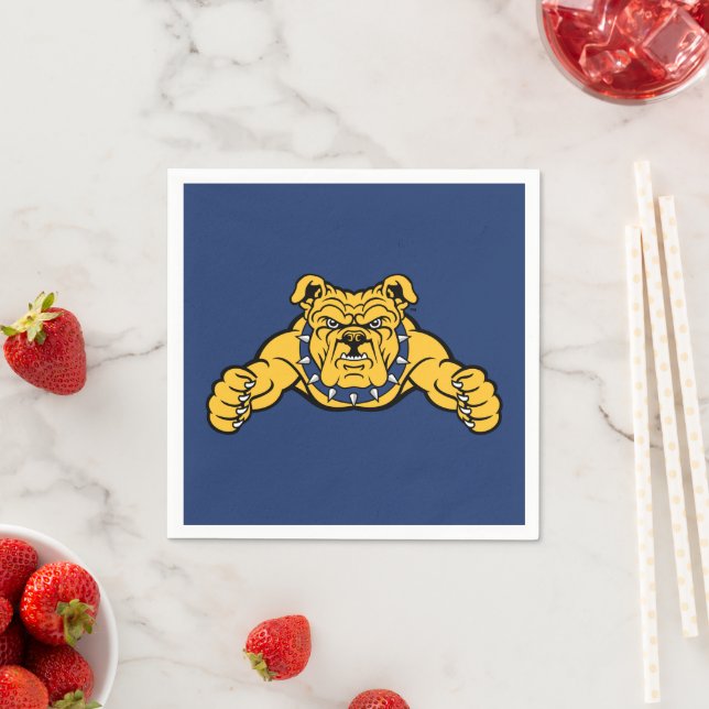 North Carolina A&T State University | Bulldog Napkin (Insitu)