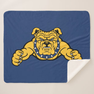 North Carolina A&T State University   Bulldog Sherpa Blanket