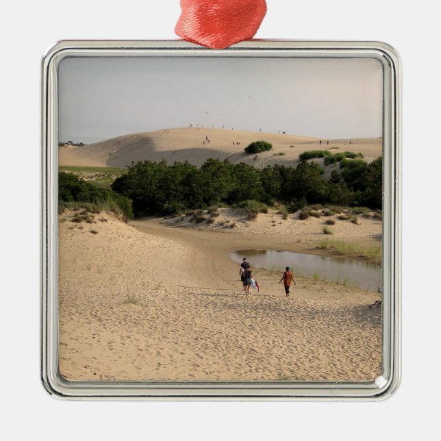 North Carolina Beach Metal Tree Decoration (Front)