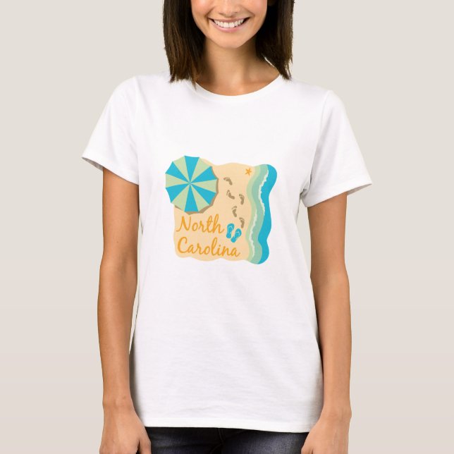 North Carolina Beach T-Shirt (Front)