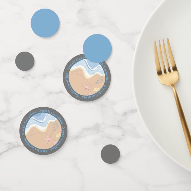 North Carolina Beaches Confetti (Group)