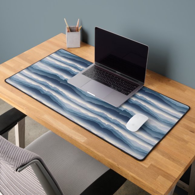 North Carolina Blue Ridge Mountains - Misty Range Desk Mat (Office 2)