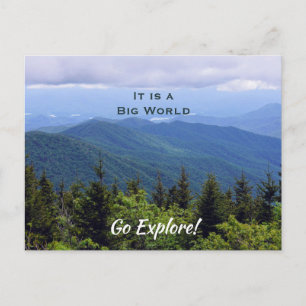 North Carolina Blue Ridge Mountains Postcard