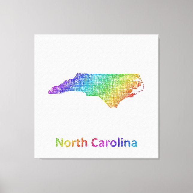 North Carolina Canvas Print (Front)