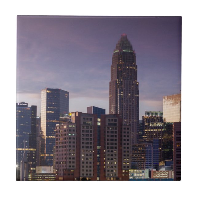 North Carolina, Charlotte, elevated view Tile (Front)