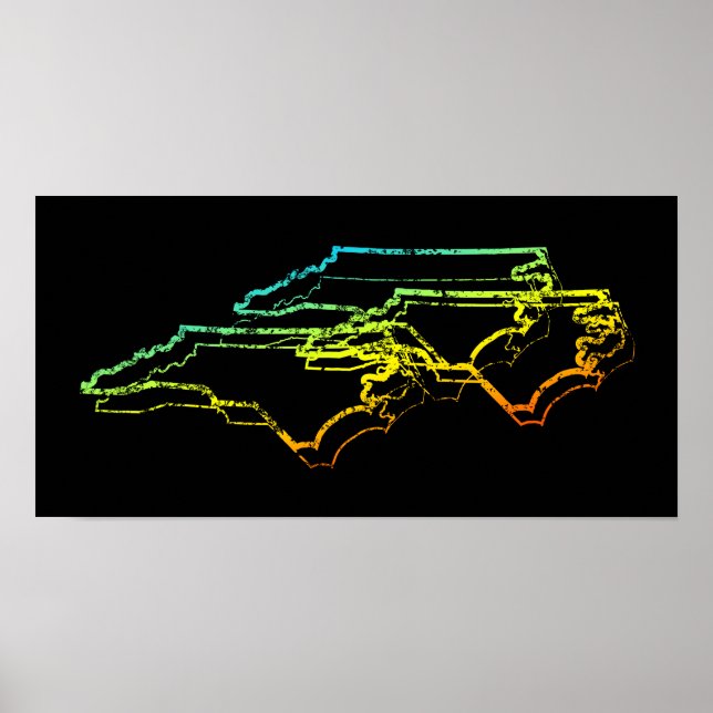 north carolina chill blur poster (Front)