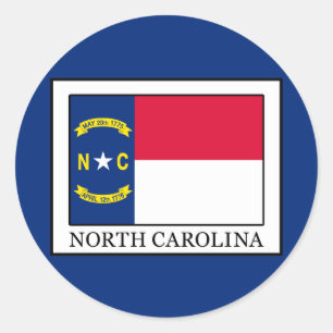 North Carolina Classic Round Sticker