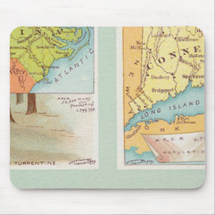 North Carolina, Connecticut, West Virginia, Ohio Mouse Pad