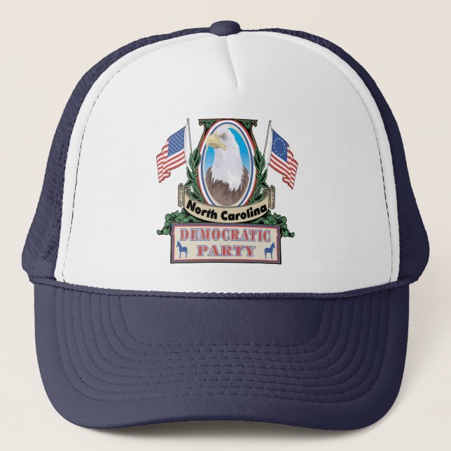 North Carolina Democrat Party Hat  (Front)