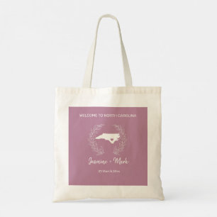 North Carolina Destination Wedding Welcome Guests Tote Bag