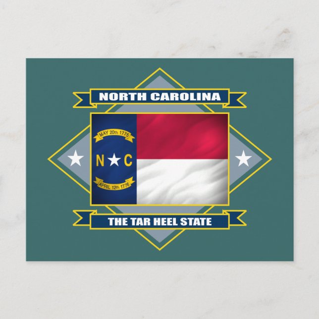 North Carolina Diamond Postcard (Front)
